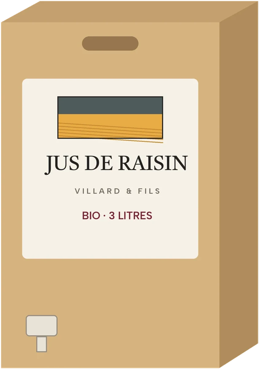 Jus de raisin du domaine, cubi de 3 litres
